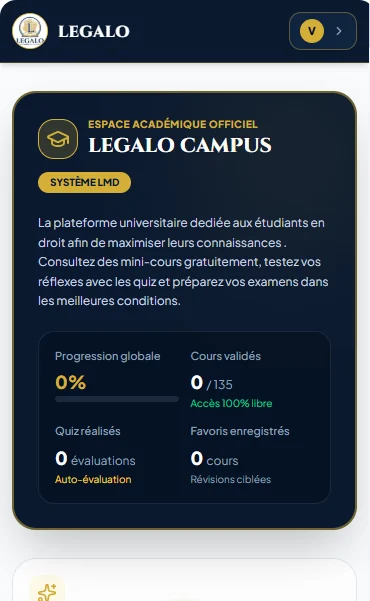 LEGALO Campus, l'espace des étudiants en droit